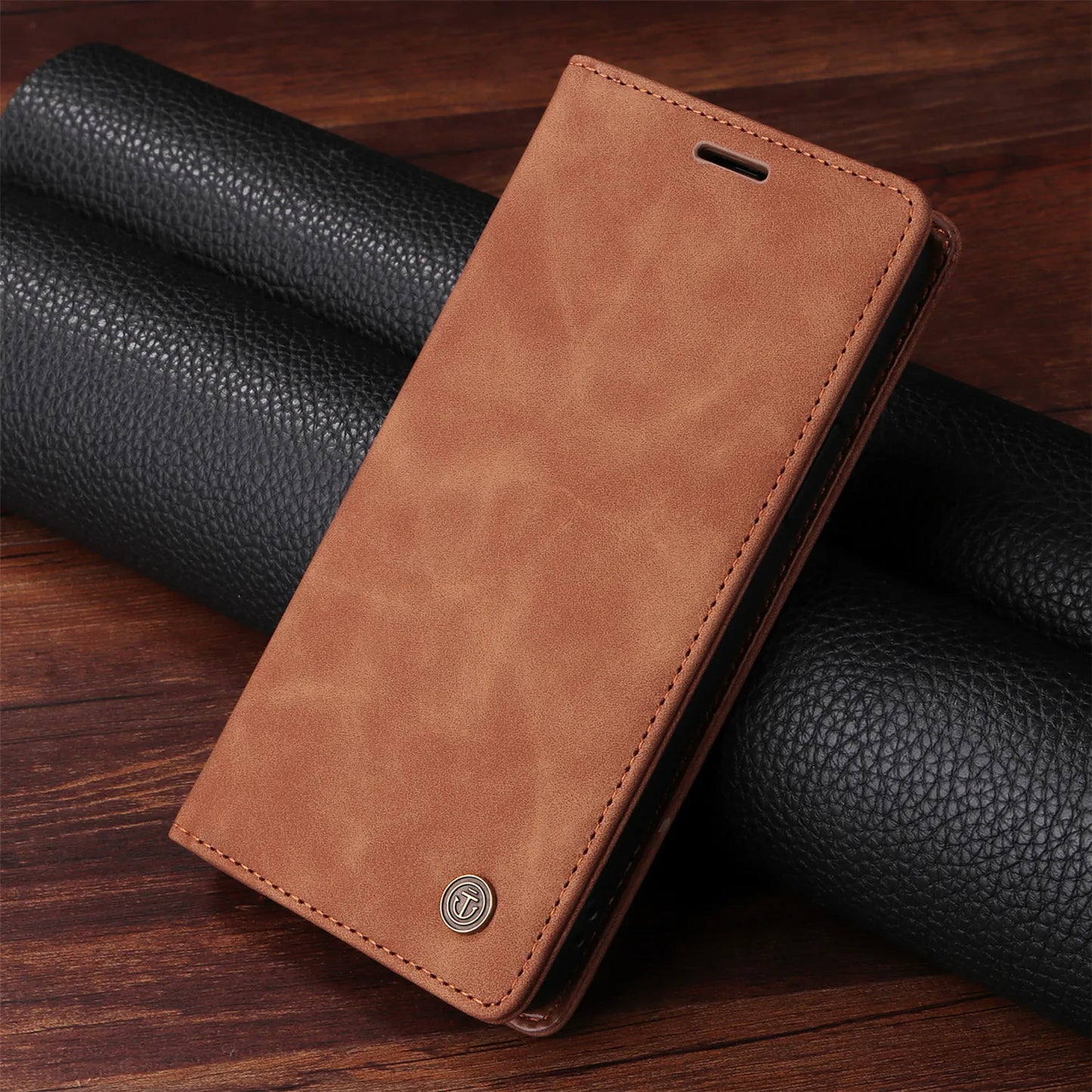 B16 Flip Case For iPhone 16 Pro 15 14 Plus 13 Pro 11 12 Pro MAX X XS XR 6 6S 7 8 Plus Holder Wallet Stand Phone Bags Cover