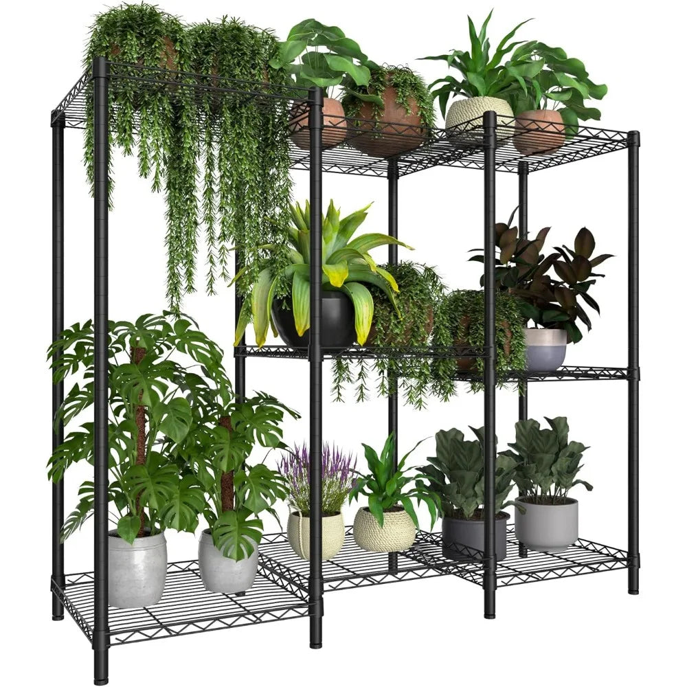 A100 8-layer plant stand, suitable for indoor and outdoor, multiple plant stands, adjustable plant stand