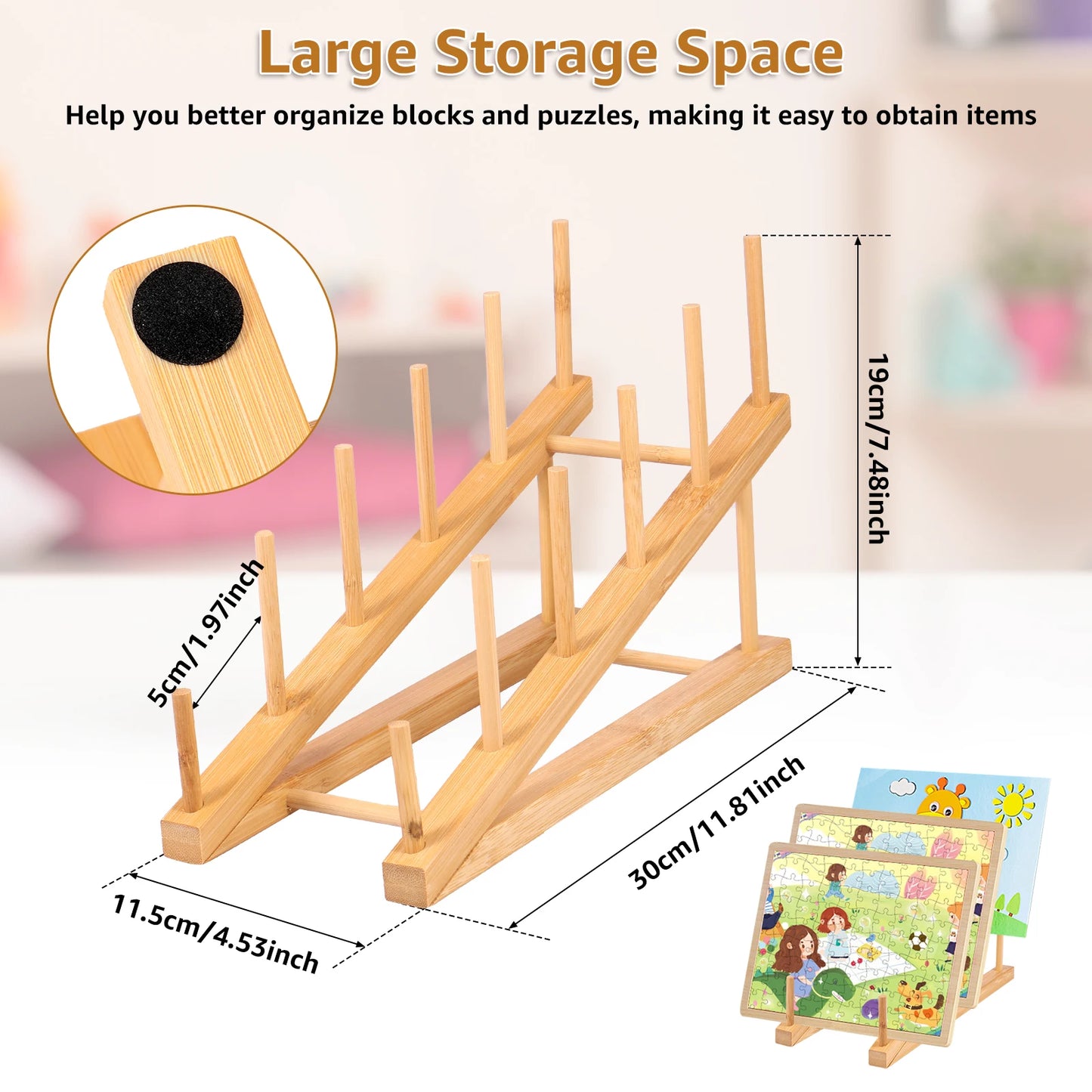 A55 Wooden Jigsaw Puzzle Display Stand Jigsaw Puzzle Stand