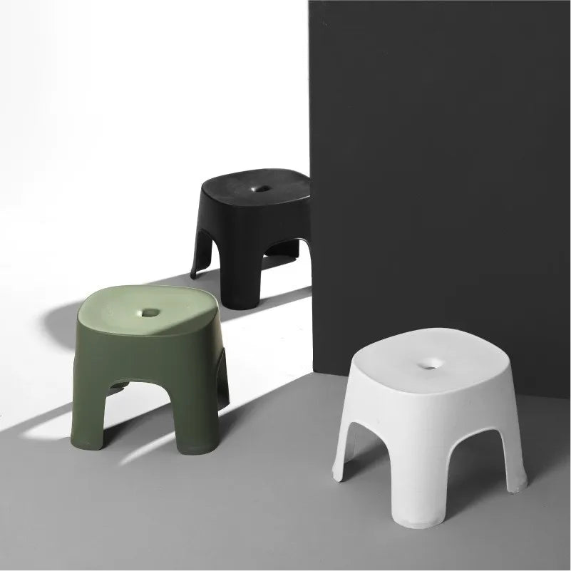 A19 Bathroom stool plastic stool thickened adult shoe changing stool