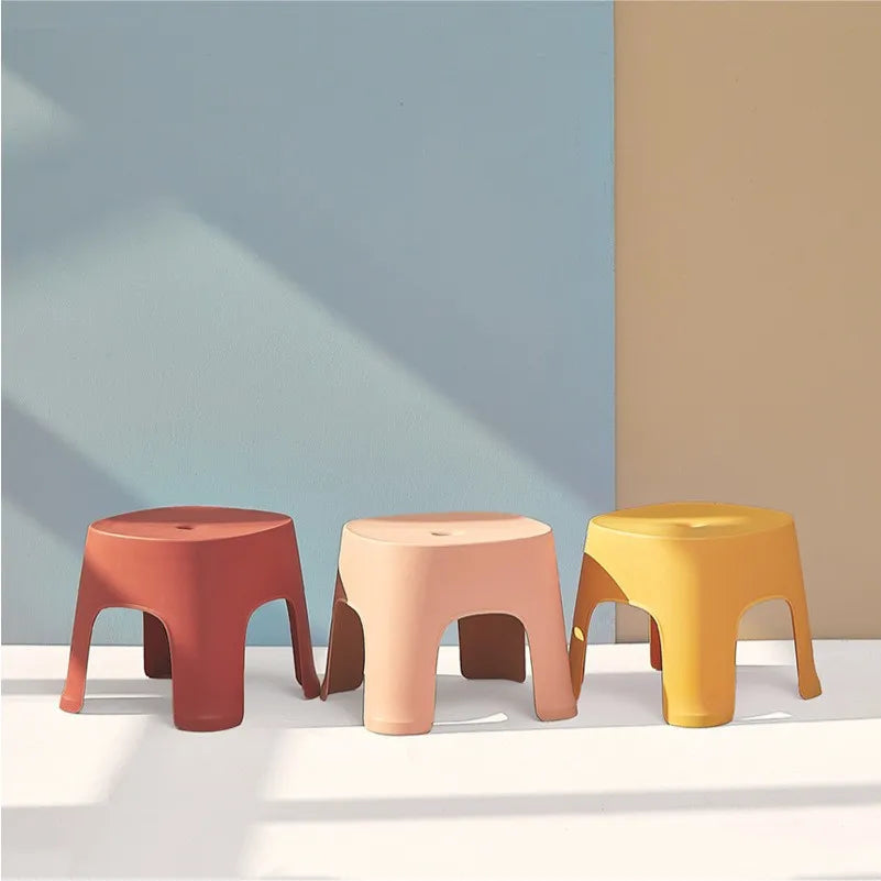 A19 Bathroom stool plastic stool thickened adult shoe changing stool