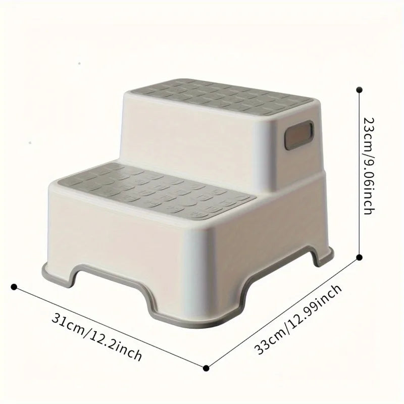 A24 Portable Step Stool Bathroom Non-slip Two-step Ladder