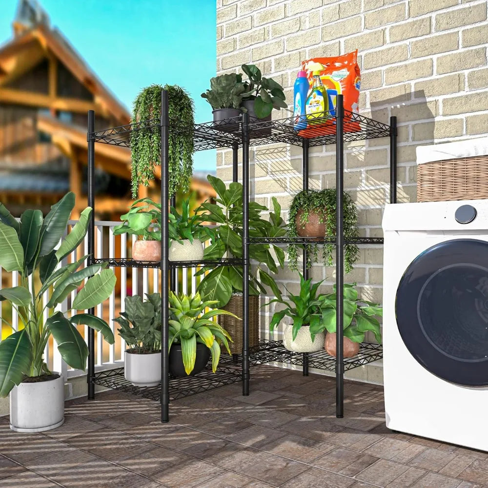 A100 8-layer plant stand, suitable for indoor and outdoor, multiple plant stands, adjustable plant stand