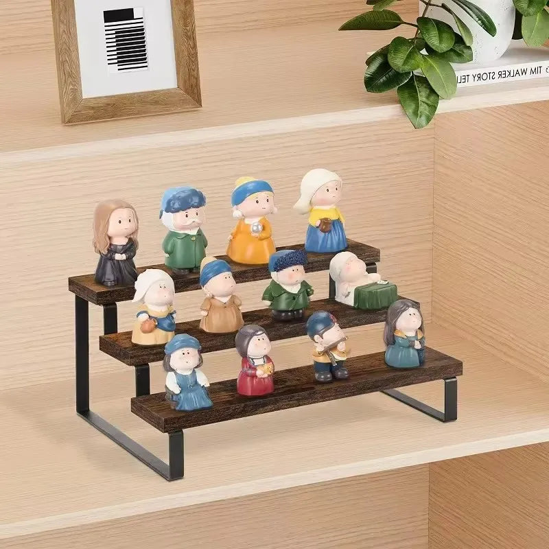 A68 Perfume Cosmetics Mini Doll Stand Kitchen Countertop Spice Rack