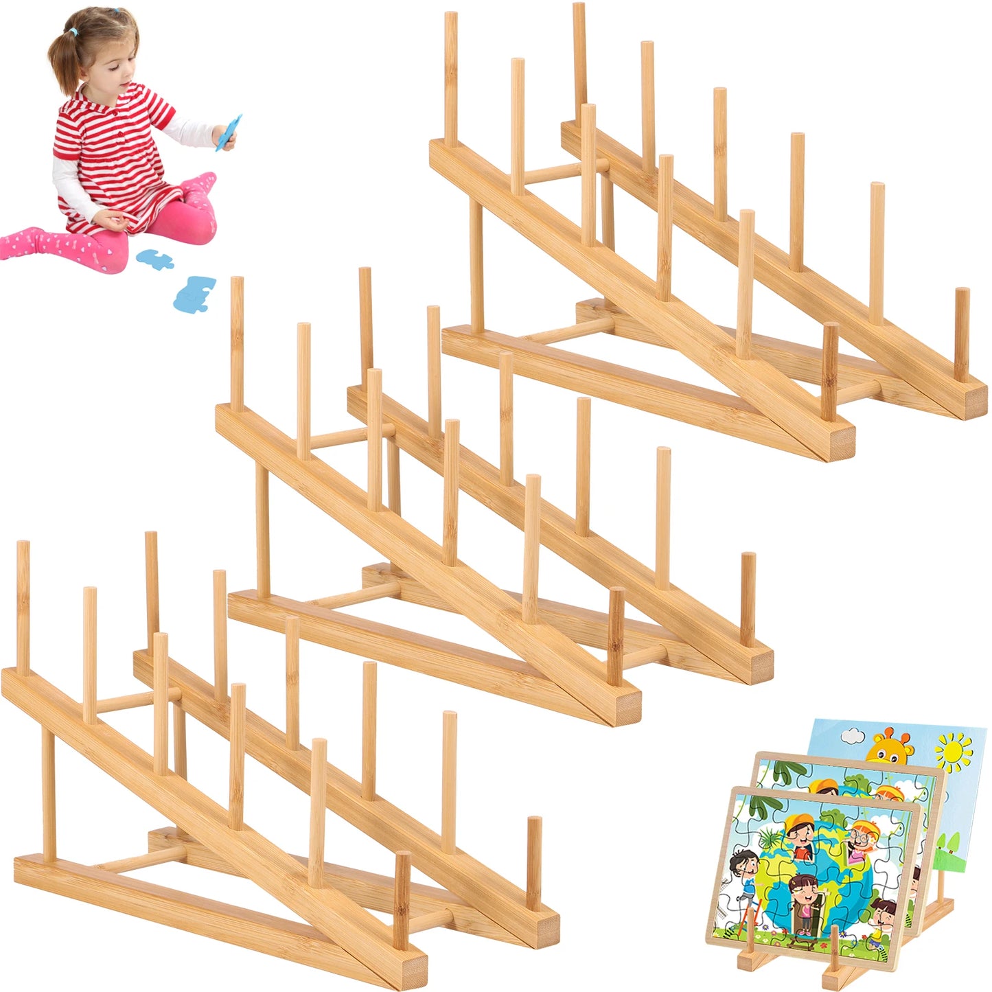 A55 Wooden Jigsaw Puzzle Display Stand Jigsaw Puzzle Stand