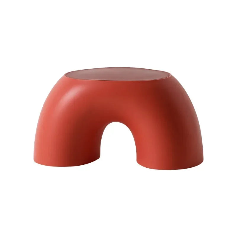 A28 Plastic rainbow shape footstool safety children's footstool seat
