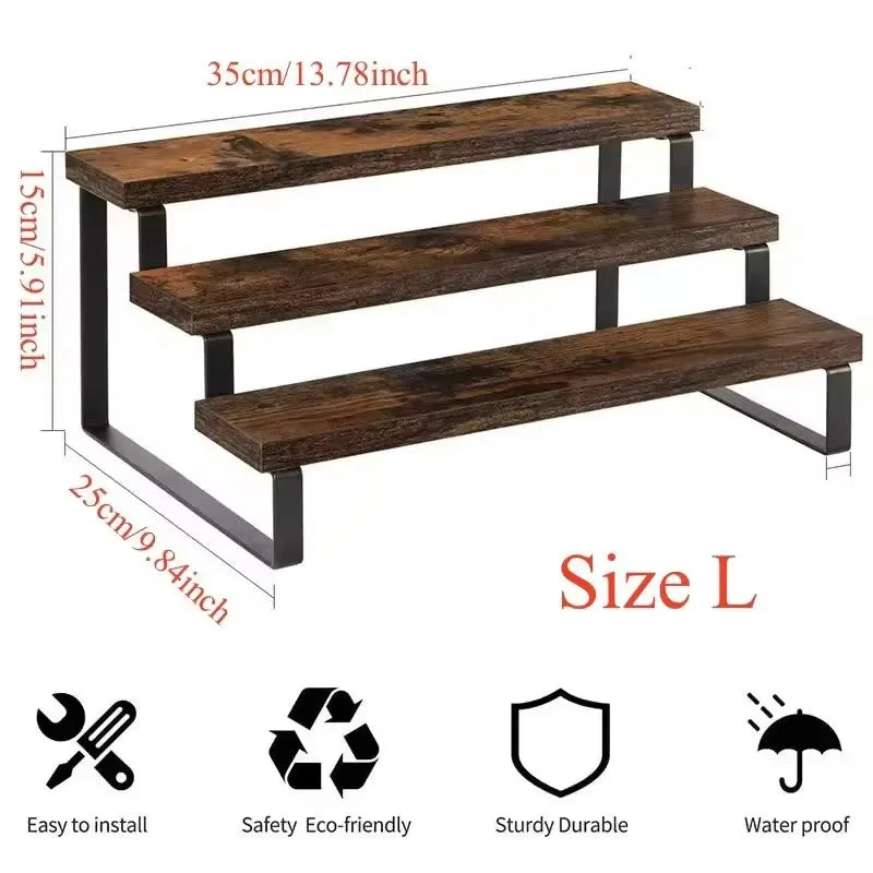 A68 Perfume Cosmetics Mini Doll Stand Kitchen Countertop Spice Rack
