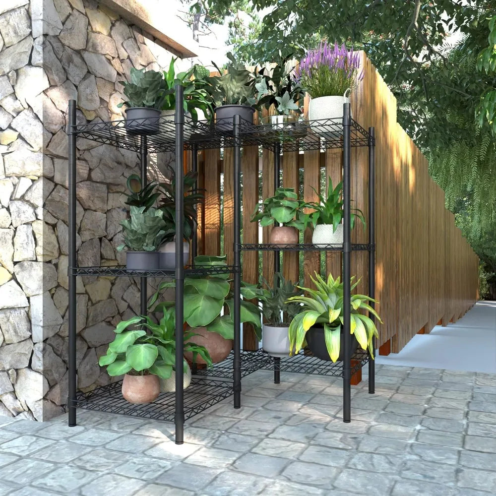 A100 8-layer plant stand, suitable for indoor and outdoor, multiple plant stands, adjustable plant stand