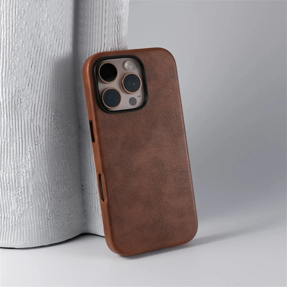 B17 For iPhone 16 15 14 Pro 13 12 Pro Max Magsafe Wireless Charging Cover