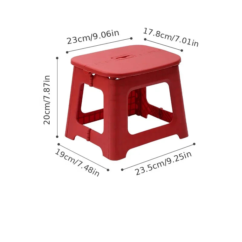 A23 foldable chair stool, thick and portable, lightweight plastic stool