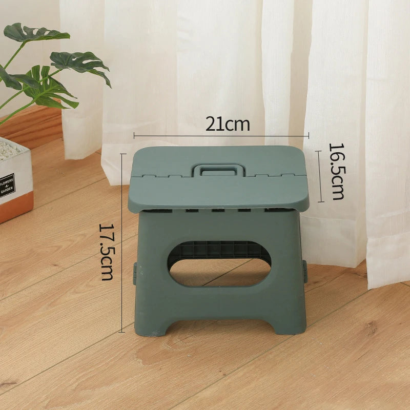 A30 Creative plastic folding stool outdoor portable stool adult footstool shoe changing stool