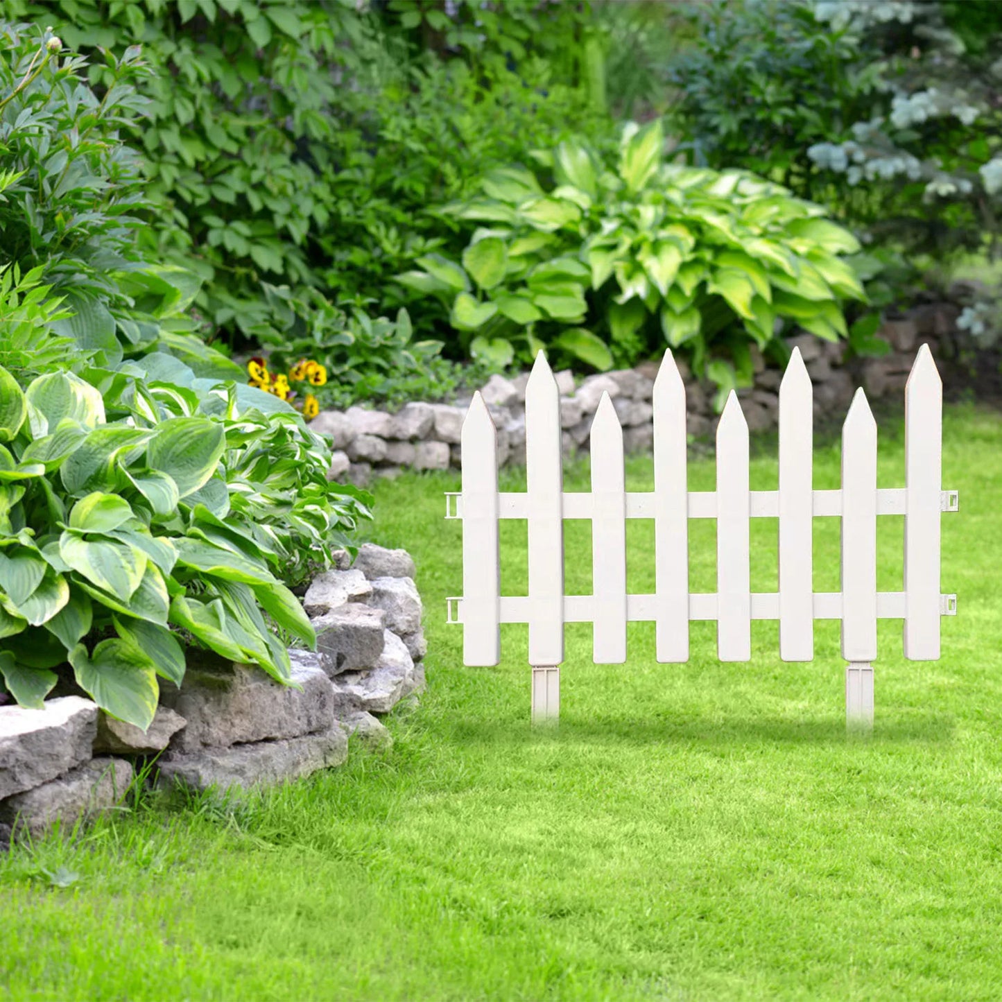 AX Garden Stake Fence Decorative Suitable for Garden Flower Bed Decoration