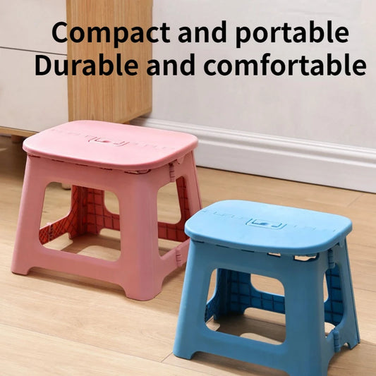 A23 foldable chair stool, thick and portable, lightweight plastic stool