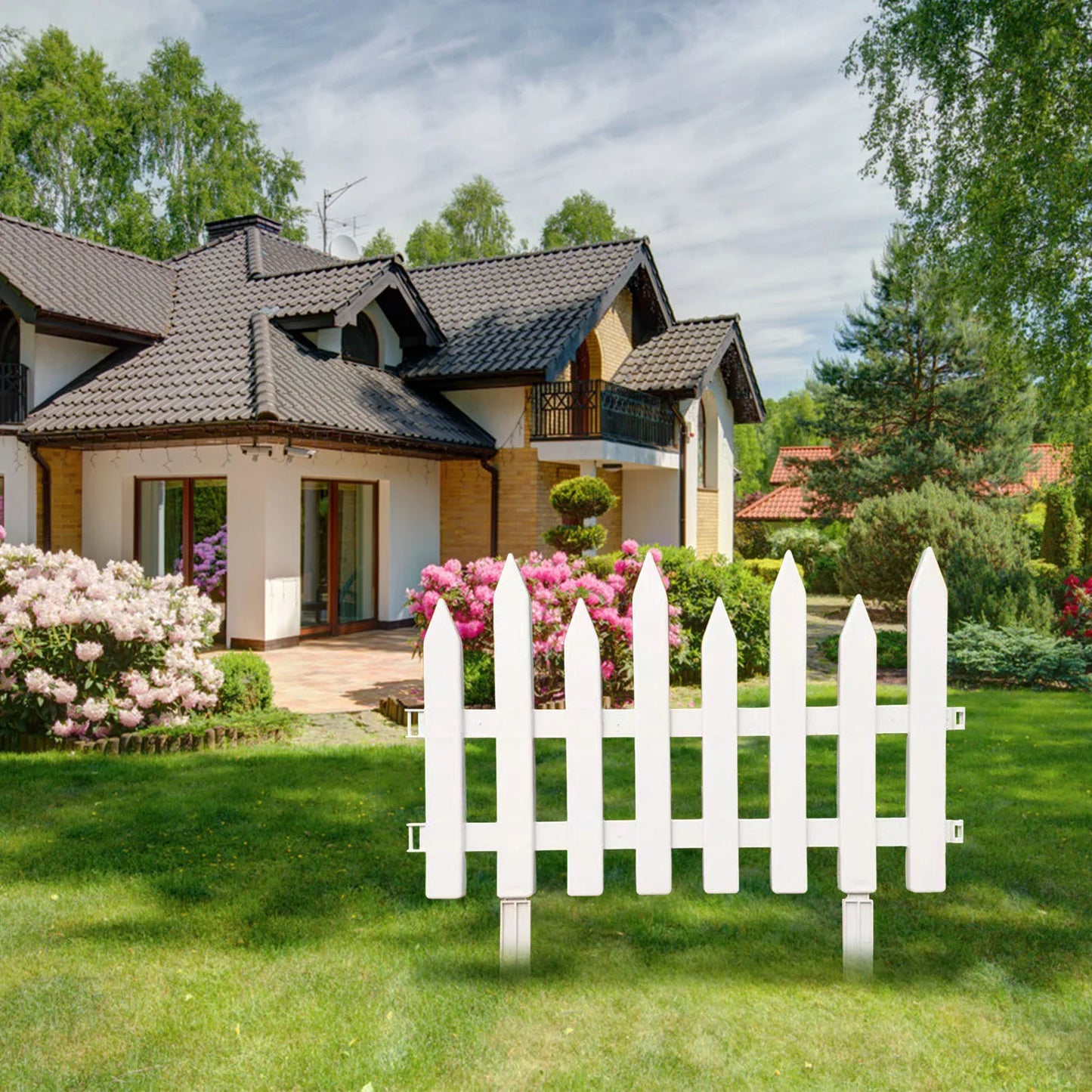 AX Garden Stake Fence Decorative Suitable for Garden Flower Bed Decoration