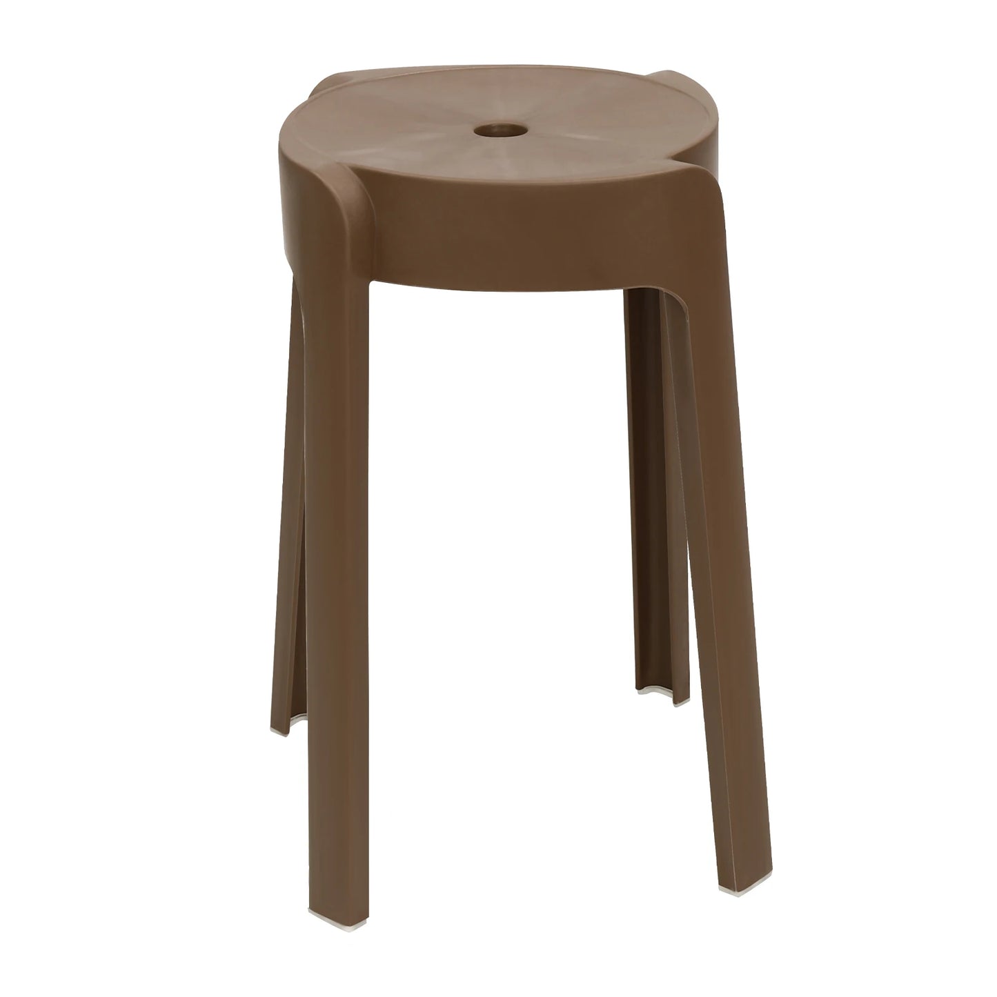 A42 18 inch plastic round stool, stackable, colorful home bench