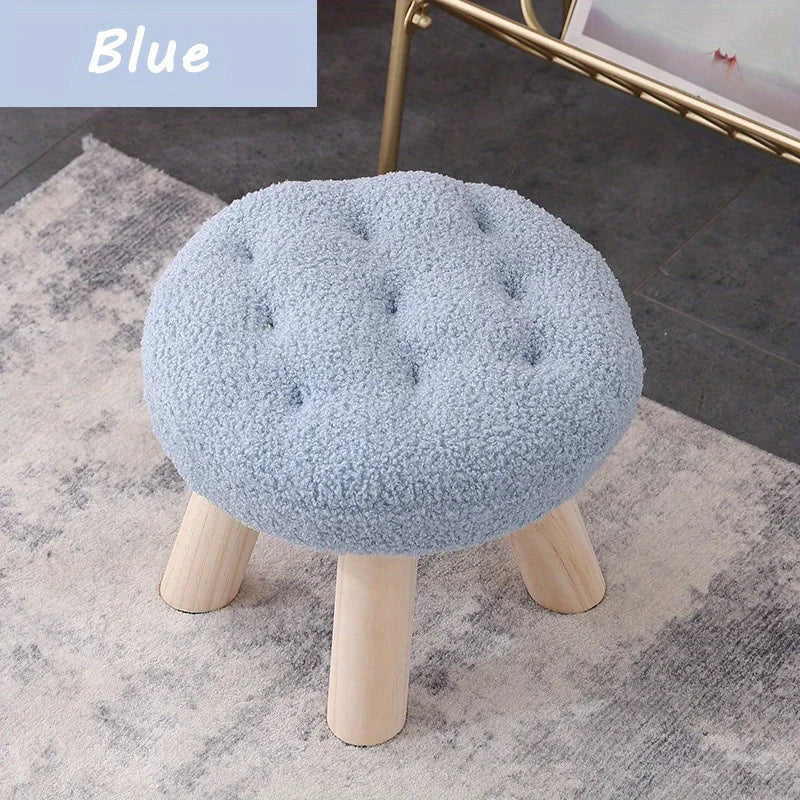 A58 Flower stool footstool shoe bench sofa coffee table low stool small round stool