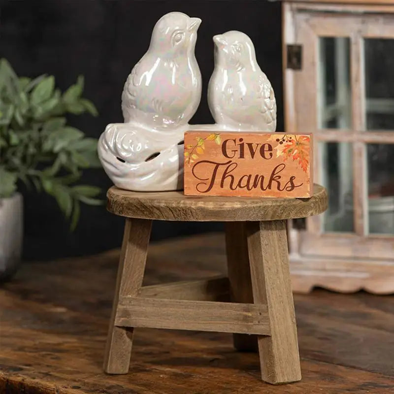 K28 Wooden Stool Children's Stool Fishing Wooden Stool Flower Stand Bonsai Stand Interior Decoration