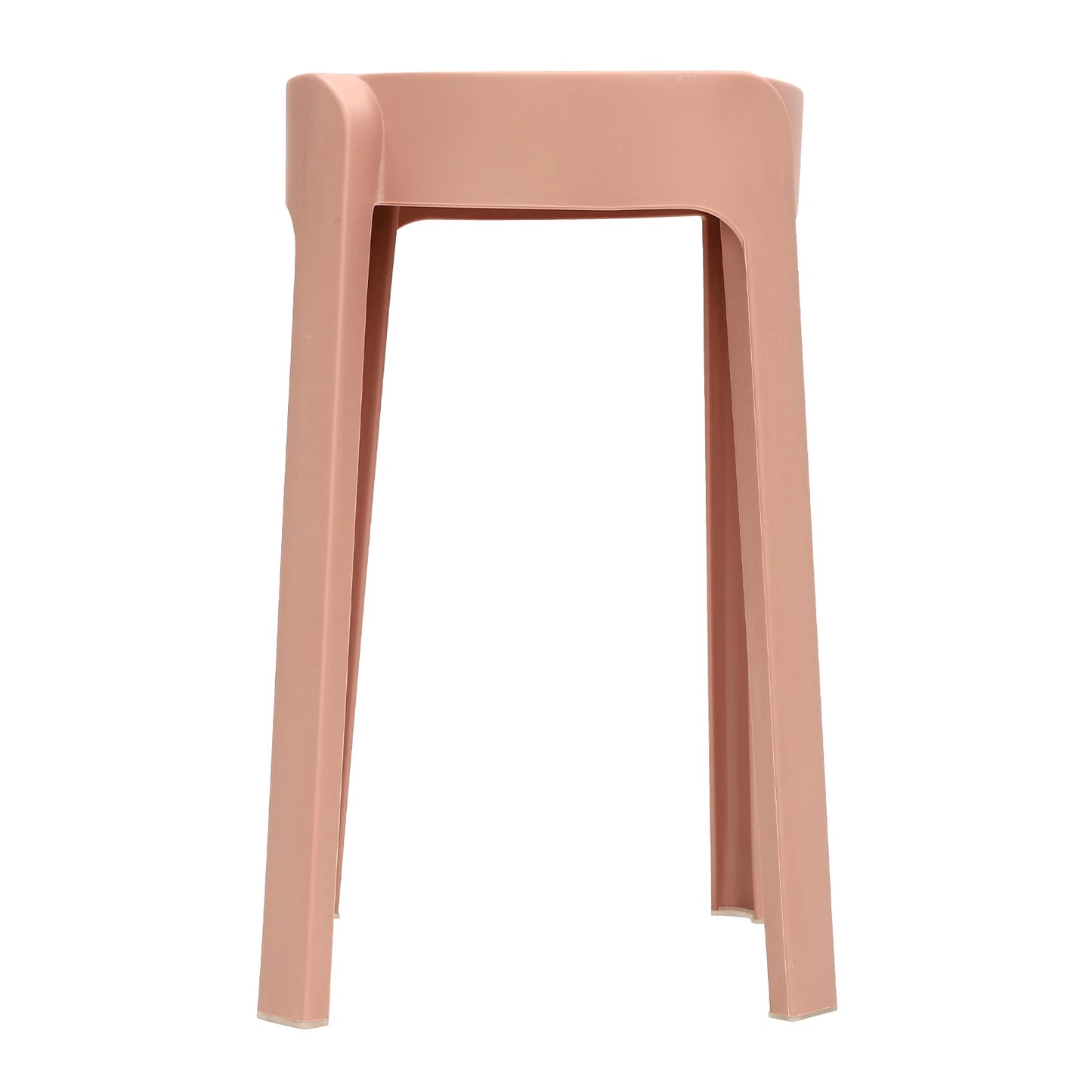 A42 18 inch plastic round stool, stackable, colorful home bench